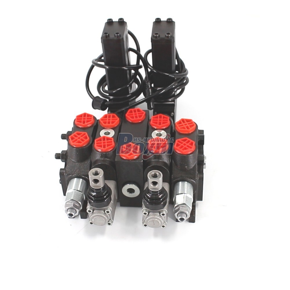 OEM/ODM and Custom Design DCV60 Electric Motor 2 Spool Sectional Directional Valve cover photo